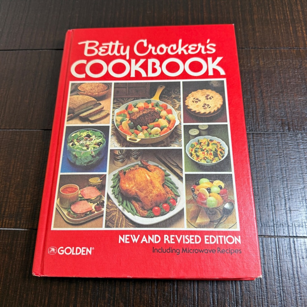 Vintage Betty Crocker's Cookbook 1982 Hardcover New & Revised Edition 7th Print